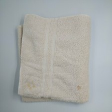 Fieldcrest Cannon Towel - Solid Ivory Cream Cotton - USA Made - 26 x 49 in.