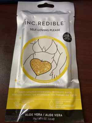 Inc. Redible, Self-Loving Please, Heart-Shaped Hydrogel Intimate Mask, Aloe Vera