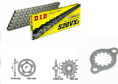 KETTENANTRIEB DID 520 VX3 KRONE RITZEL PEGASUS 650 STRASSE 05-05 + STOPP