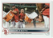 Double Bath 2022 TOPPS SERIES 1 Base #229 Red Sox