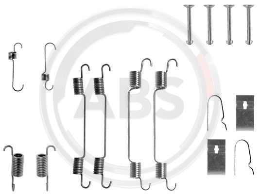A.B.S. 0722Q ZubehöRsatz, Bremsbacken Hinten Passend FüR Subaru Suzuki-image