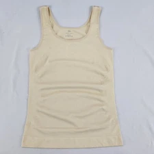 Women's Compression Tank Top with Belly Control Beige Size 2XL