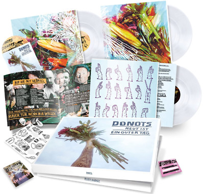 Donots - Heute ist ein guter Tag Box Set Clear 3 Vinyl LP Download CD etc.  NEU