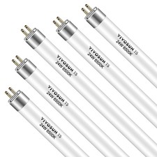 T5 Grow Light Bulbs 2 Ft 22 Inches, 24W 6500K HO Fluorescent Tubes Light Bulb...