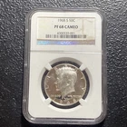 💎 1968 S Kennedy 50¢ NGC PF 68 Cameo