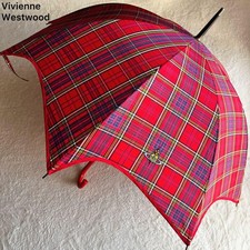 Vivienne Westwood Mcmalatartan Check Umbrella Orb Women Luxury Designer Limited