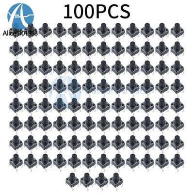 1000Pcs Tactile Push Button 6X6X8mm Switch Tact Switch 4-pin DIP New *wq