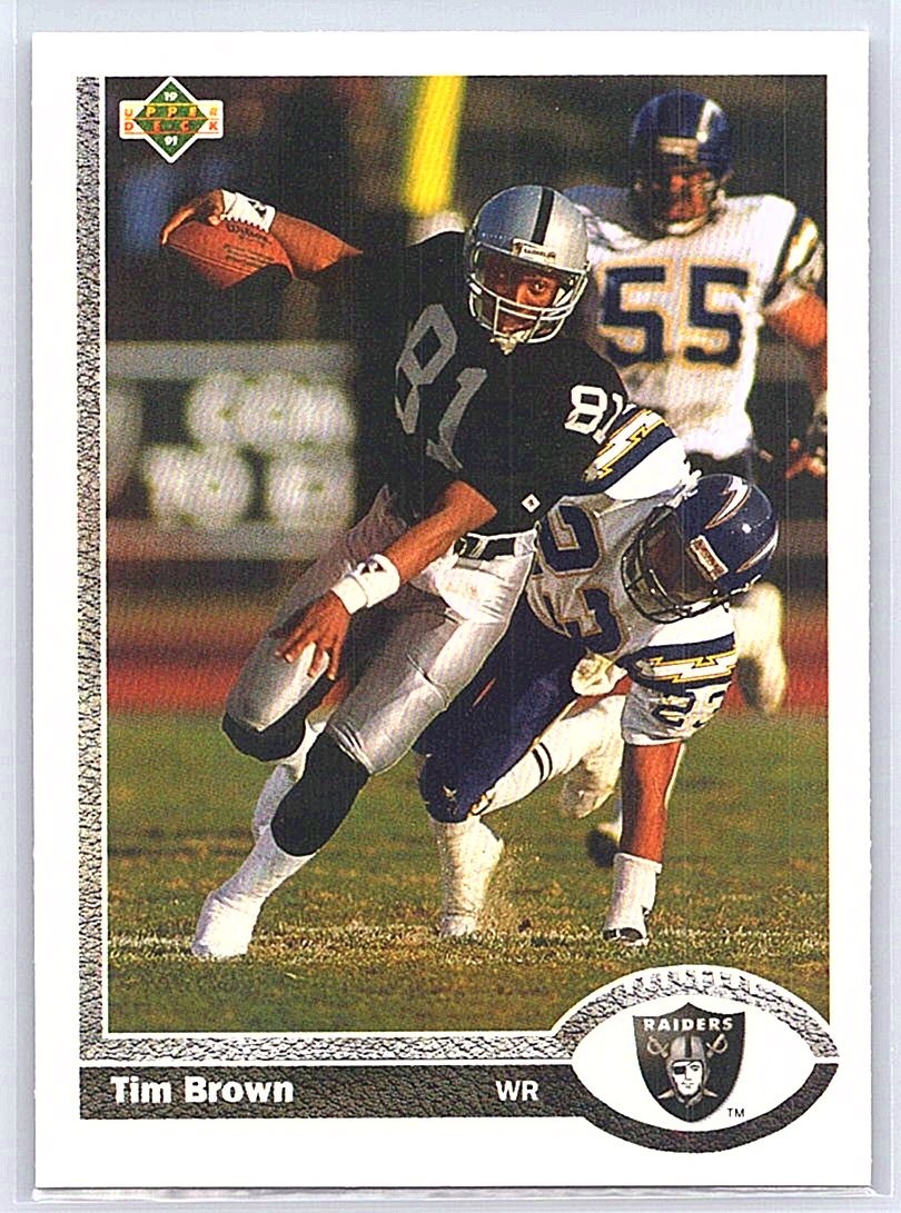 1991 Upper Deck #294 Tim Brown