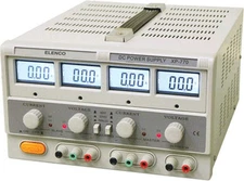 Elenco XP-770 Triple Output Power Supply: Dual 0-20 2A and 5-volt 2A LCD Disp...