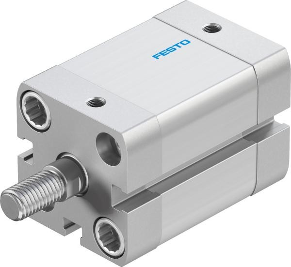 Vérin compact ADN-25-20-A-P-A Festo avec amortissement élastique anti-vibration x3