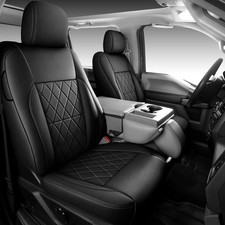 F150 Seat Covers, Napa Leather, Custom fit 2015-2026 F150 and 2017-2026 F250 ...