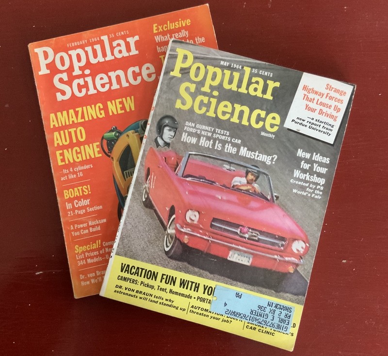 Vintage Popular Science Magazines February and May 1964