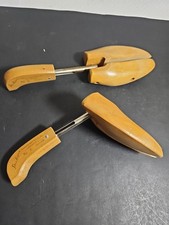 VTG Rochester Shoe Tree Co Travel Tree Shoe Keepers Stretcher Wood 6 Split Toe