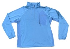 Columbia Sportswear Mens Fleece Lined 1/4 Zip Pullover Zip Front Pocket Sz Large