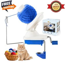 Yarn Ball Winder, Hand-Operated Yarn Ball Winder Swift Yarn Winder, Yarn