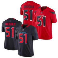 NWT Men's Texans 51Will Anderson Jr. Limited Game Stitched Jersey S-3XL