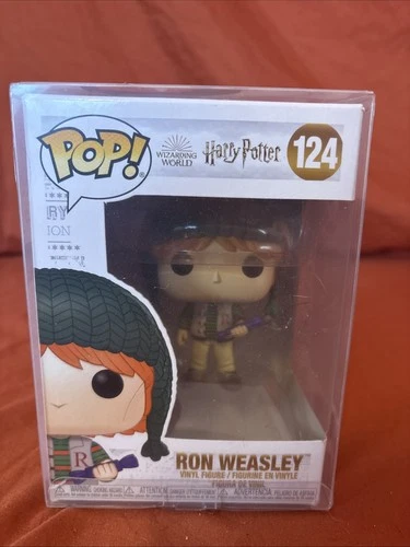 Funko Pop! Harry Potter Ron Weasley Holiday #124 Vinyl Figure W Protector
