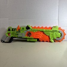 NERF Zombie Strike Brainsaw Chainsaw Pump Action Dart NO AMMO Blaster Gun WORKS