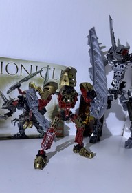 Lego BIONICLE  Toa Lhikan & Kikanalo Set 8811  Incomplete Set with manual