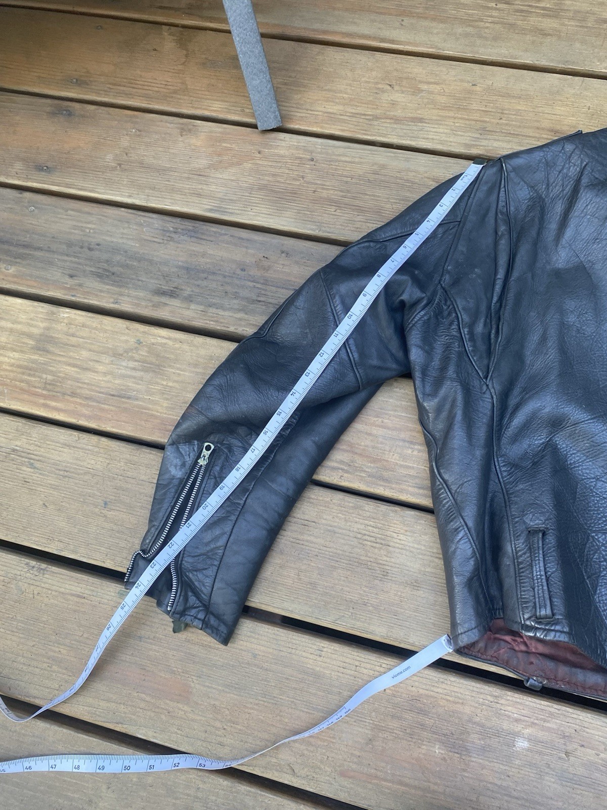 Harley Davidson Cycle Champ vintage leather jacket Horsehide 42