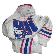 Hello Kitty Tennis Friendship Club Hoodie Women's Large Sweatshirt NEW
