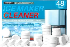 48 Pack Ice Machine Cleaner Descaler Tablets-Ice Maker Cleaner Compatible with F