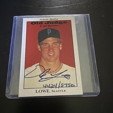 Signature Rookies 1995 Old Judge Derek Lowe #22 Hard Signed Auto #4424/5750
