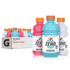 Gatorade G Zero Sports Drink, Glacier Freeze, 12 Fl Oz Pack of 18