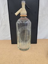 Vintage Schweppes Soda Syphon Glass Seltzer  Water Bottle (AUSTRALIA LIMITED)
