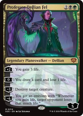 1x Professor Dellian Fel - Secrets of Strixhaven Near Mint - MTG