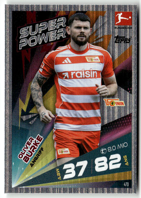 Topps Match Attax Bundesliga 2025-26 No. 470 Oliver Burke Super Power