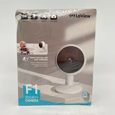 NEW Laview F1 Scurity Camera With Two Way Audio And Motion Detection - 4 Pack