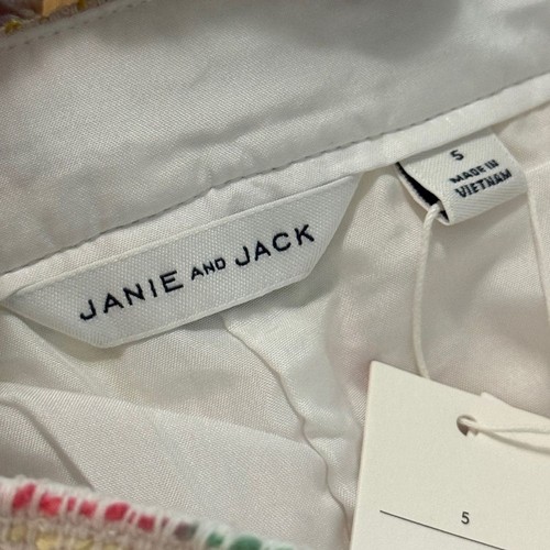 Janie and Jack 5 White Multicolored Tweed Shorts NEW - Picture 6 of 8