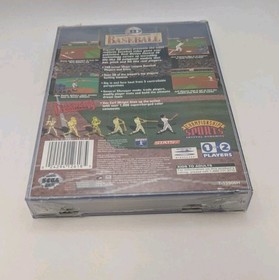 FACTORY SEALED 3D Baseball Sega Saturn 1996 New Small Tears (See Pics)