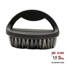 Comfortable 1PC Leather Brush with Horsehair Bristle for Car Interior