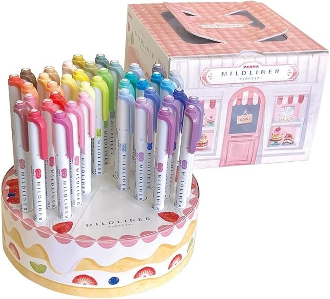 40 Colors Set Cake Pen Holder Limited Wkt7-40-cake