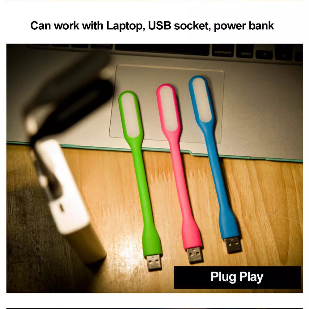 Portable Flexible Light Night Notebook USB Computer Laptop LED Light ...
