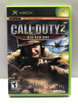 #ad Call of Duty 2: Big Red One Xbox 2005 Complete Tested Working Free Ship $14.44