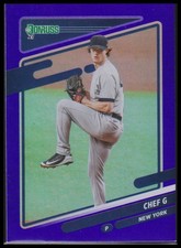 2021 Donruss Gerrit Cole Holo Purple  VAR  212