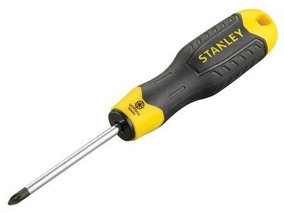 STANLEY  Cushion Grip Screwdriver Pozidriv Spitze PZ1 x 75mm STA064955