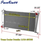 Aluminum Radiator for 1999-2004 Ford F-150 F-250 F-350 Super Duty 4.2L/4.6L/5.4L