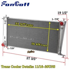 Aluminum Radiator For 1999-2004 Ford F-150 F-250 F-350 Super Duty 4.2l4.6l5.4l