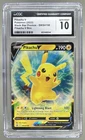 0044 Pikachu V 2022 Pokemon Sword & Shield Black Star Promo #SWSH198 CGC 10