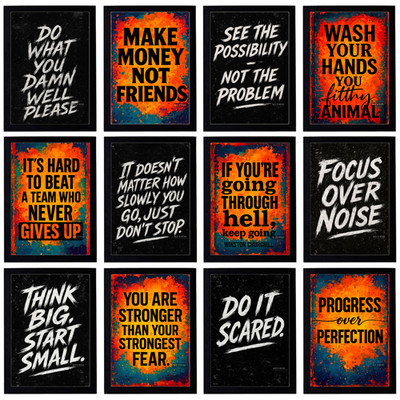 Motivationsposter A3 A4 A5 Inspirierender Wandbilddruck für Zuhause und Büro