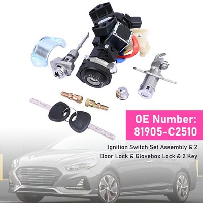 Ignition Lock Start Barrel Set Assembly 81905C2510 Für Hyundai Sonata 2015-2019