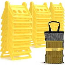 24 Pack Edge Corner Protector with Carrying Case for Flatbed Cargo Load Truck