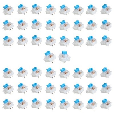 50 PCS Keyboard Switch Keyboard Clicker Key Replacement 3 Pin Tactile Switch