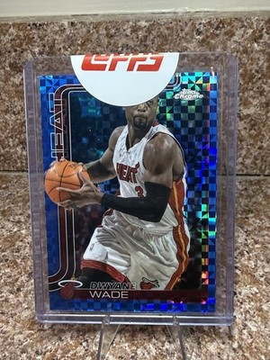 2025-26 Topps Chrome Basketball Dwyane Wade BLUE X-FRACTOR SSP