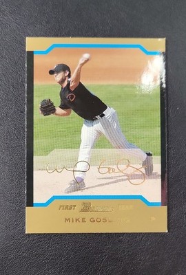 2004 Bowman - First Year Mike Gosling #280 Gold