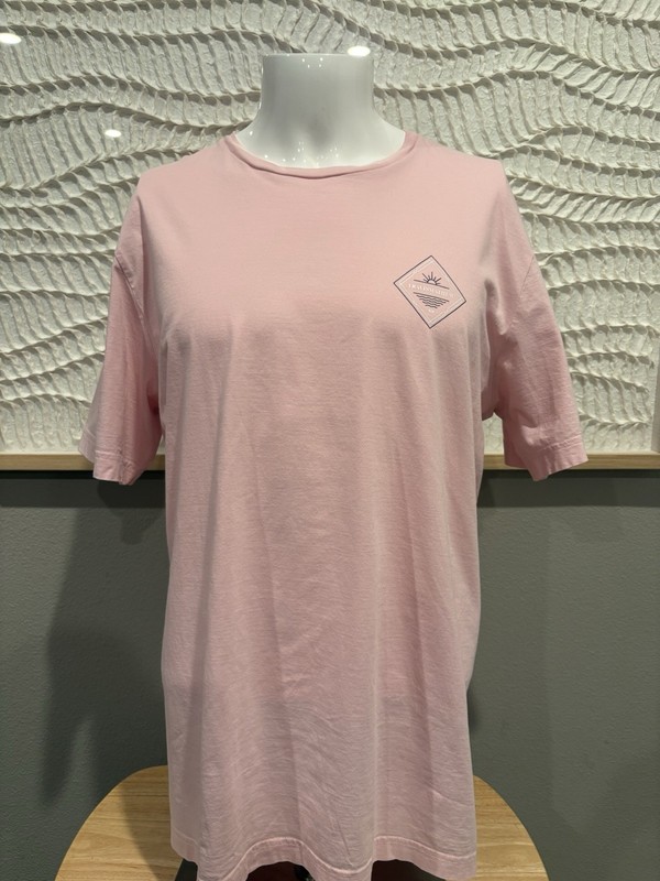 Travis Mathew Men’s SZ XL Short Sleeve Pink Crew Neck Golf T-Shirt
